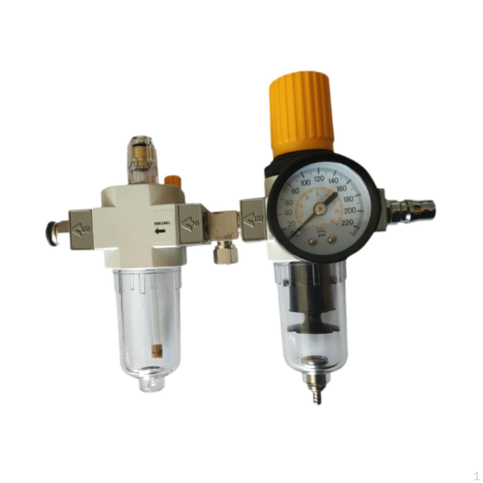 

Air Pressure Regulator Combo Oil Water Separator Tire Repair Tool Replacement Convenient