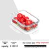 Ciotola Bento in Vetro per Microonde - Resistente alle Alte Temperature, Grande Capacità, Pranzo Ermetico