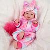 Animal Theme Costume Outfit For 43CM Reborns Doll Machine Washable Doll Clothing Easy To Change for Kids Pretend Play