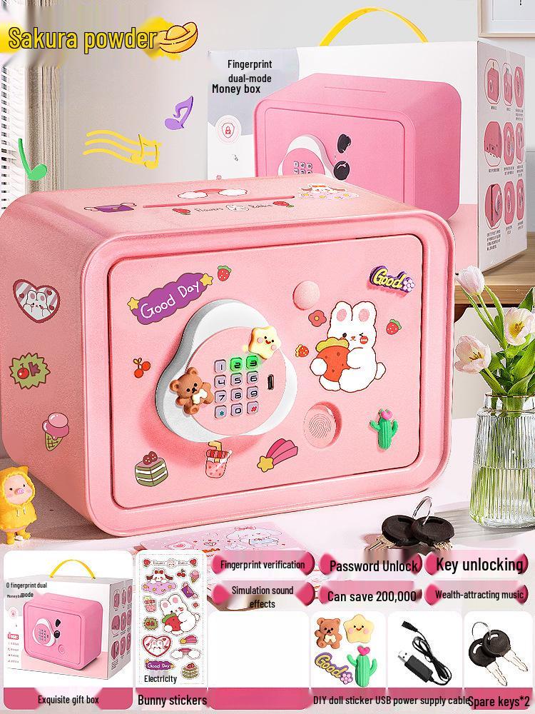 Smart Fingerprint Piggy Bank: Unlock with a Touch - Perfect Birthday Gift for Kids