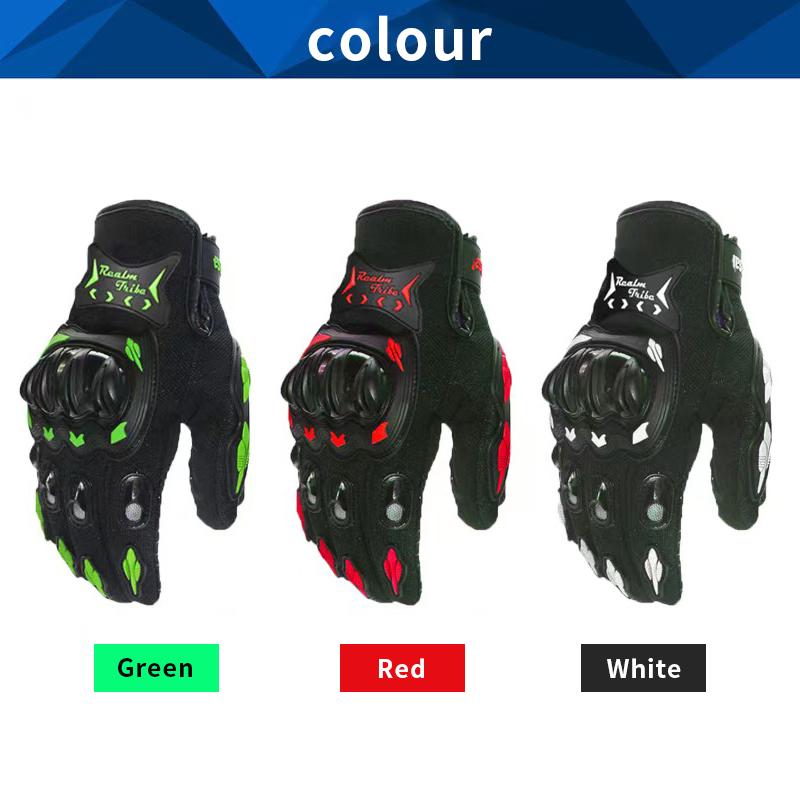 Outdoor Gloves Breathable Anti Slip Gloves Shock Absorbing Full Finger Cycling Gloves