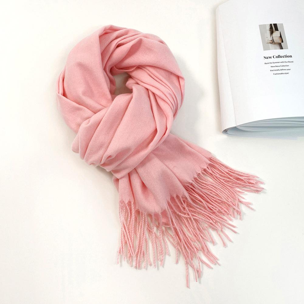 Čtyři roční období k dispozici Nový dámský všestranný kabát na vlasy Imitace kašmírové šály Teplá střední šála šál