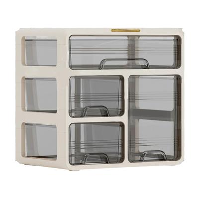 Schreibtischorganizer mit Schublade Kunststoff Schreibtisch Aufbewahrungsbox Desktop Organisation für Heimkollektion