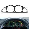Car Dashboard Gauge Panel Cover Trim For BMW 3 Series E46 1998-2005 Carbon Fiber