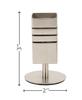 Trifri Toothpick Dispenser Compact Stainless Steel Cocktail Picks Holder For Patio Stool & Dinner Table one rectangular Shaped Box with stand Holder