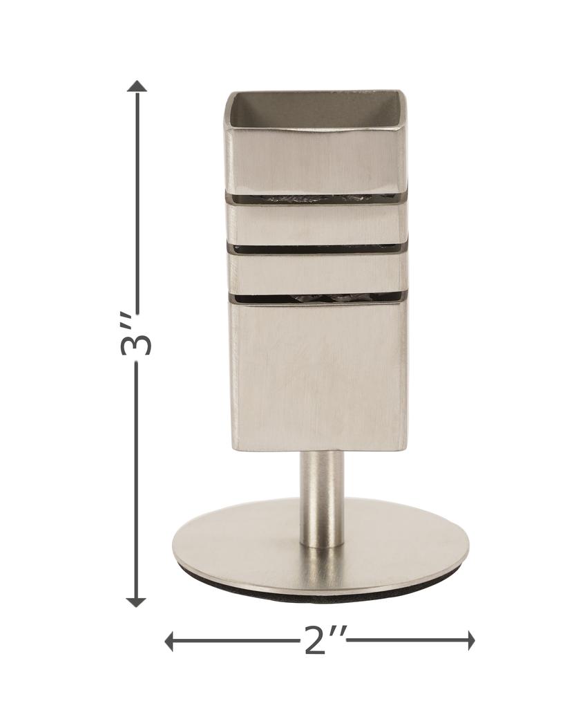 Trifri Toothpick Dispenser Compact Stainless Steel Cocktail Picks Holder For Patio Stool & Dinner Table one rectangular Shaped Box with stand Holder