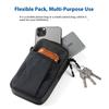 Adjustable Shoulder Strap Pouch Hanging Bag For Bags Camera Accessories Backpack Attachment With Extra Pockets Nylon