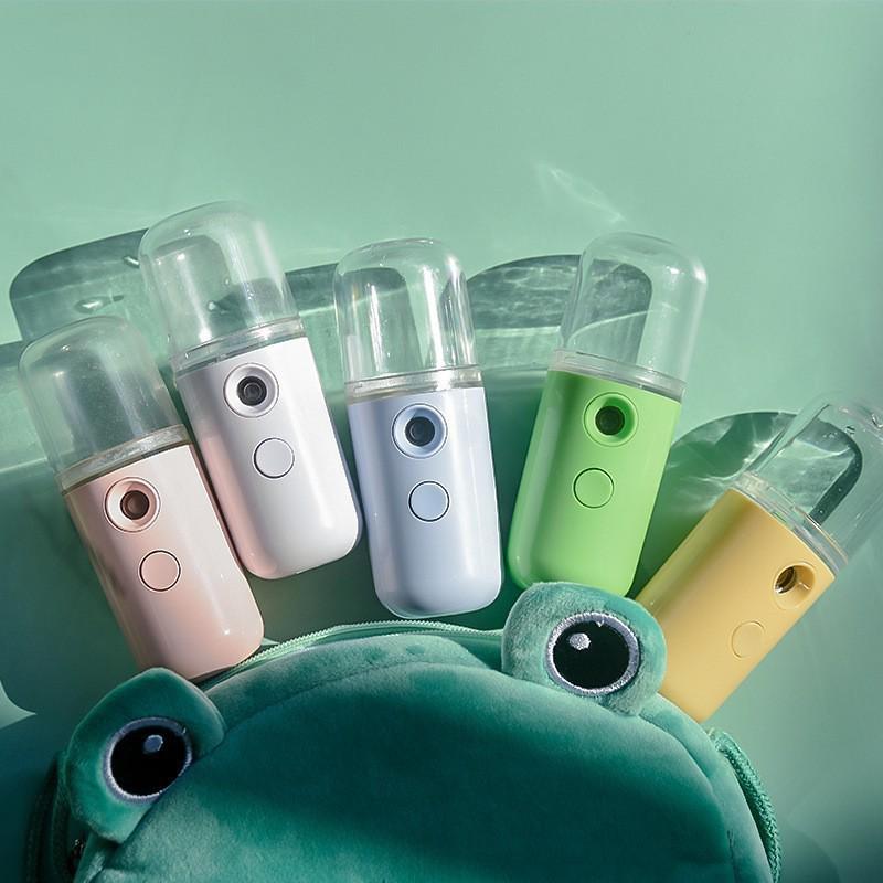 Portable Nano Facial Hydrating Spray - Oxygen Infusion & Humidifier for Home Use 80mA Rechargeable Humidifier