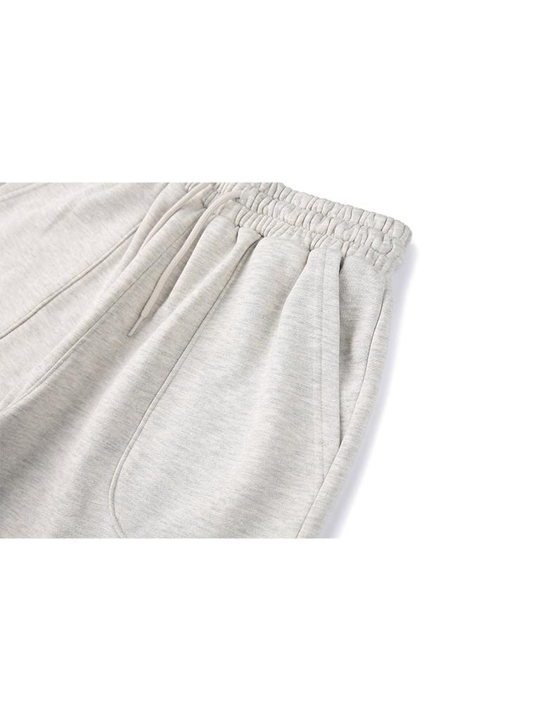 Nasbaedeukolia Taegeuk Naming Bermuda Pants - Oatmeal