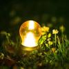 Glass Lampshade Night Light Cordless Operation Flame Tip Design Desk Lamp Decorative Bulb Eye Care Light Atmosphere Lamp