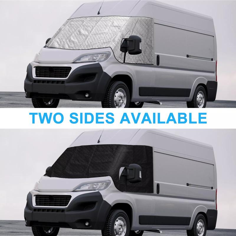 Motorhome Thermal Windscreen Cover Front Window Dustproof UV Frost Protection Cover For Fiat Ducato Peugeot Boxer Citroen Relay