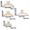 Simple Temperament Pearl Hair Clip for Woman Korean Shark Clip Girl's Ponytail Clip