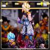 JT Dragon Ball Gogeta Statue Three Head Sculpts Anime Figure Model Desktop Decoration Collectible Gift For Collectors