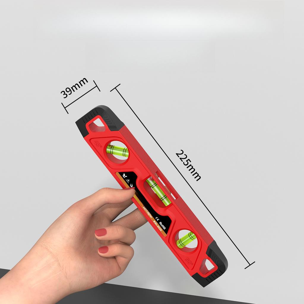 High Visibility Measuring LevelerHigh Accuracy Magnetic FOR TORPEDO Level Small For Mini FOR SPIRIT Level
