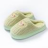 Cartoon lightweight stepping on shit cotton slippers autumn and winter indoor home warmth piled couple hair slippers