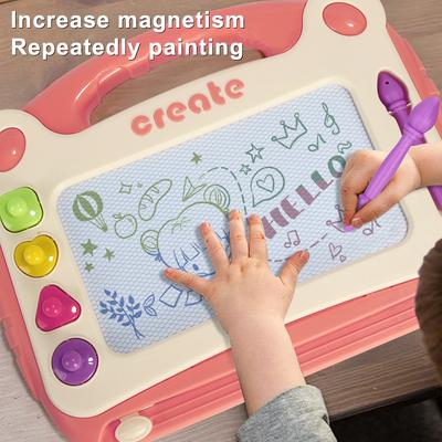 Children's Magnetic Foot Drawing Board Desk Writing Board, Graffiti Board Erasable Drawing Table Baby Toy
