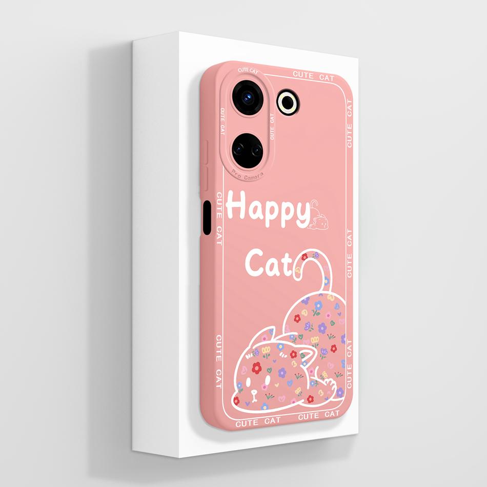 For Tecno Camon 20 Phone Cases Artistic Style Full Protection Soft Liquid Silicone Back Cover For Tecno Camon20 4G Funda Coque