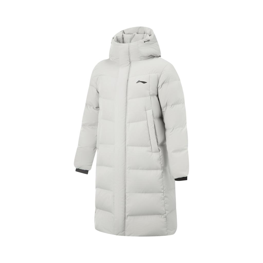 Li-Ning Windproof Water-Resistant Warm Hooded Down Jacket Men Outerwear AYMV217-1