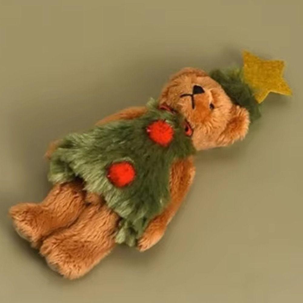Cartoon Christmas Plush Bear Lovely Cute Bear Plush Dolls  Christmas Decoration