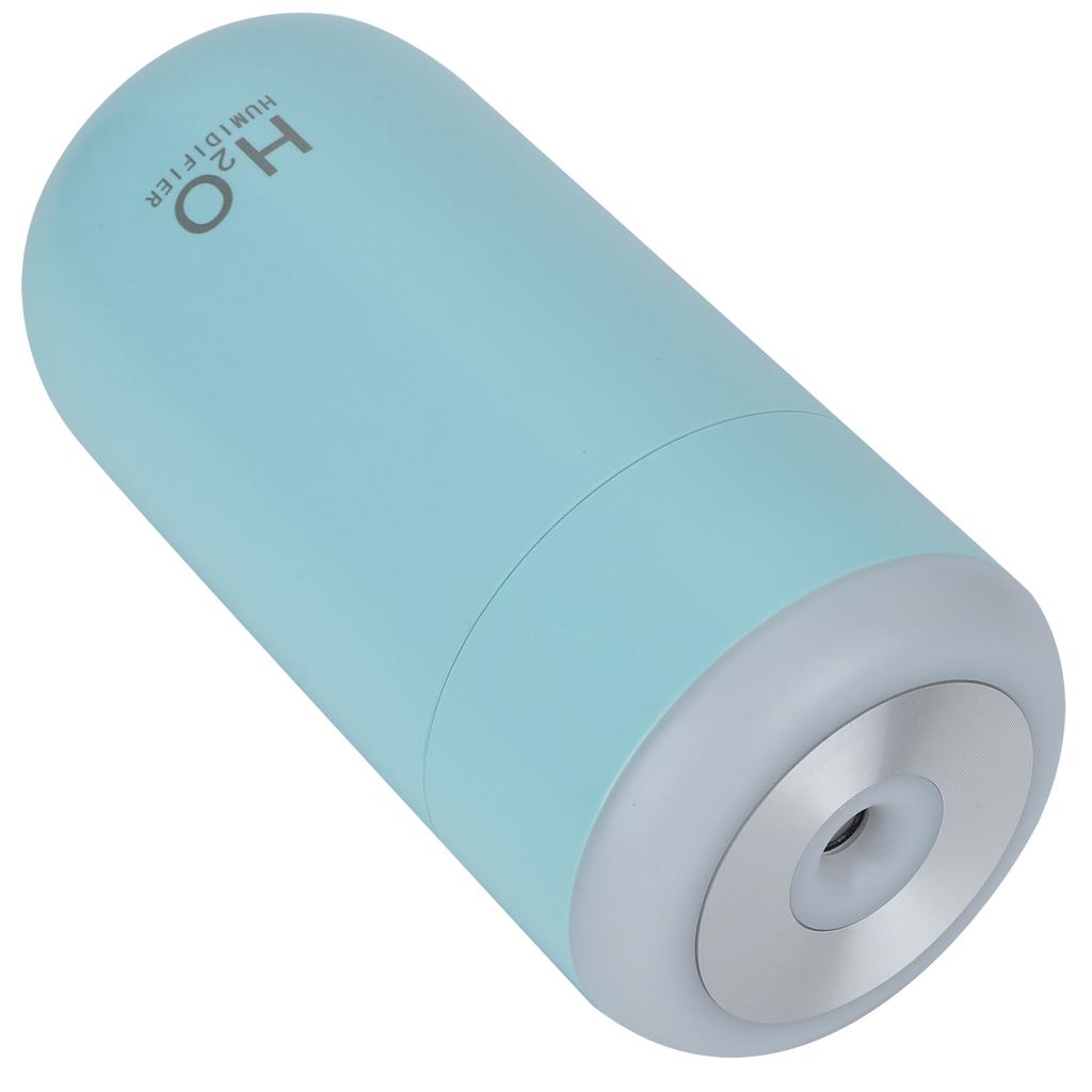 350ml Mini Portable USB Powered Nano Humidifier Diffuser with 7 Colors Light Timing Power OffBlue