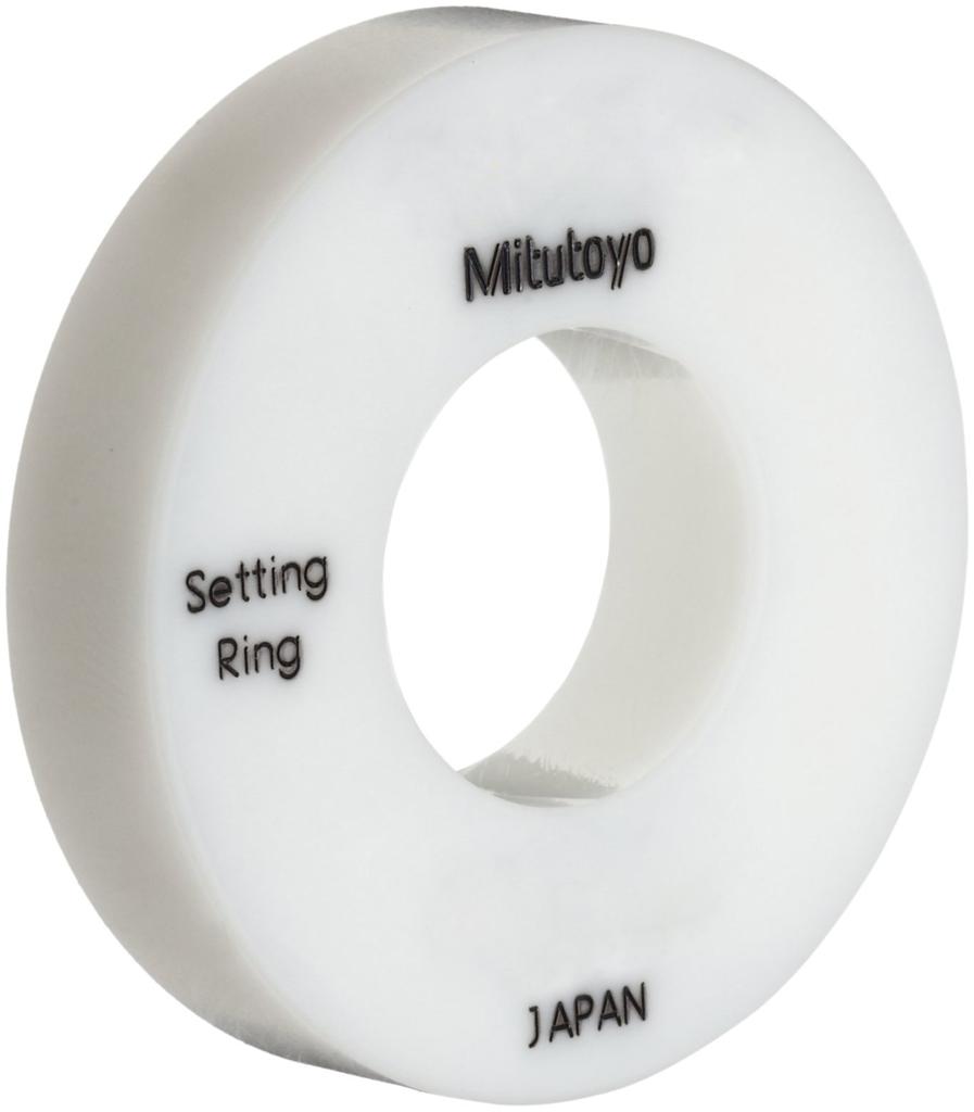 Mitutoyo Ceramic Set Ring, 20mm, 177-429