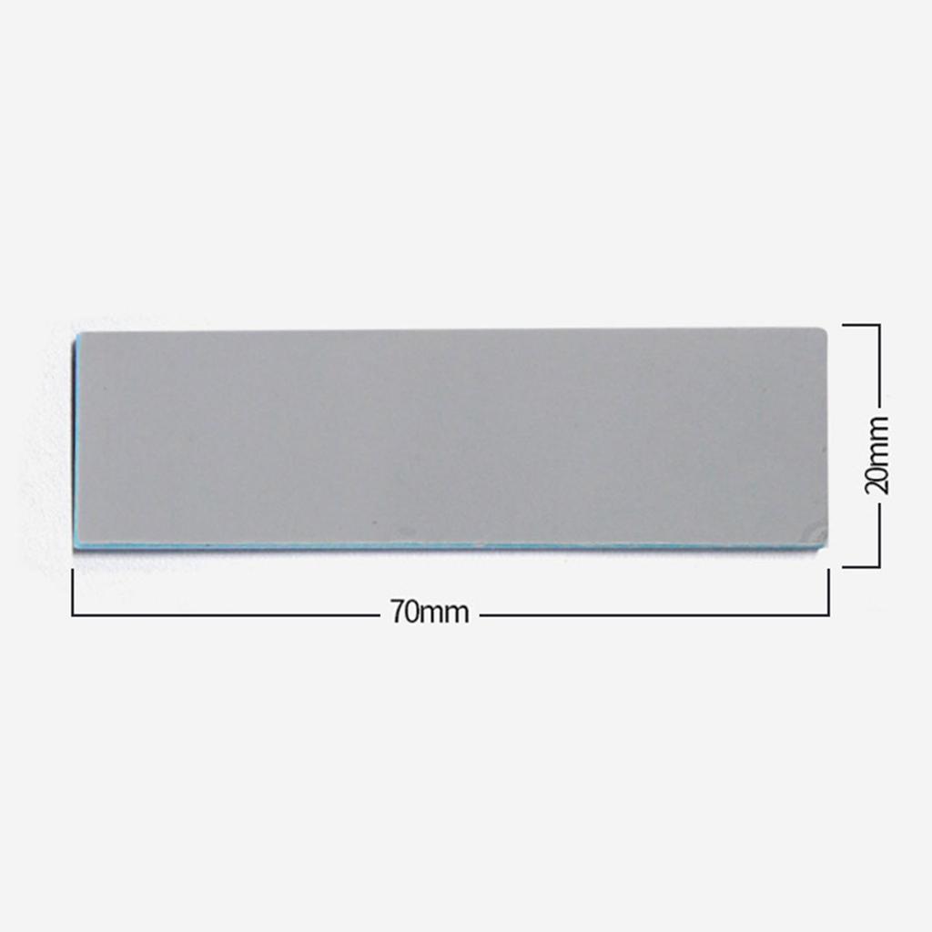 High Thermal Conductive Silicone Pads for M.2 2280 SSD Heatsinks 0.5mm 1mm Thickness 6W/mK Cooling Solution