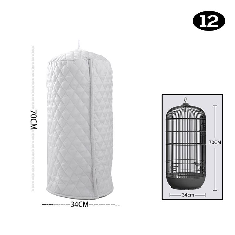 Зимовий теплий чохол для клітки для птахів Бавовняний стьобаний чохол для клітки Навіс із захистом від дощу Аксесуари для клітки для папуг
