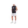 Under Armour Ss24 Curry Fleece Hooded Logo Print Breathable Loose Basketball Vest Men Vests Black 1374301-003