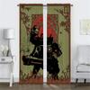 Japan Line Artnime Halloween Decoration Curtains for Bedroom Blackout Curtain for Room 2 Panel Shades Home Interior Curtains