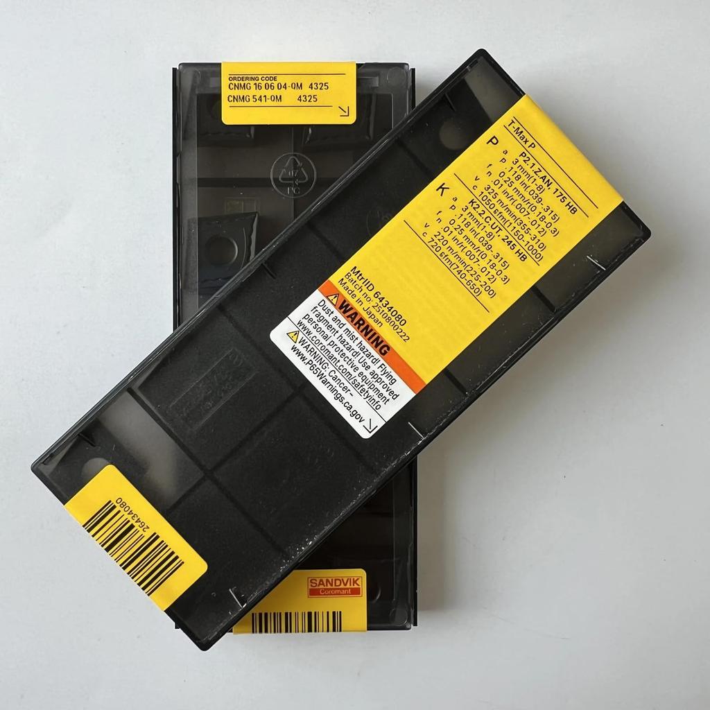Original Sandvik / CNMG160604-QM 4325 / CNC Lathe Carbide Blade 10 Pcs