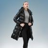 Tanboer Women's Mid-length Hooded Goose Down Puffer Coat 550790Z