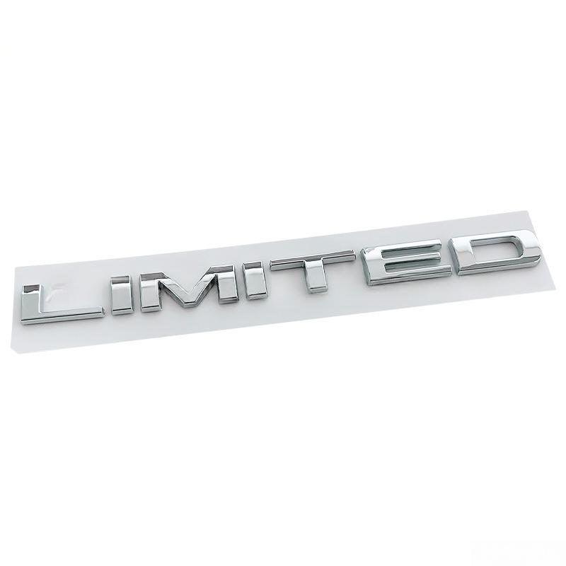 1X 3D ABS LIMITED Car Body Emblem Rear Trunk Badge Sticker for  Wrangler Tj Jk Jl Grand Cherokee Commander Renegade Liberty