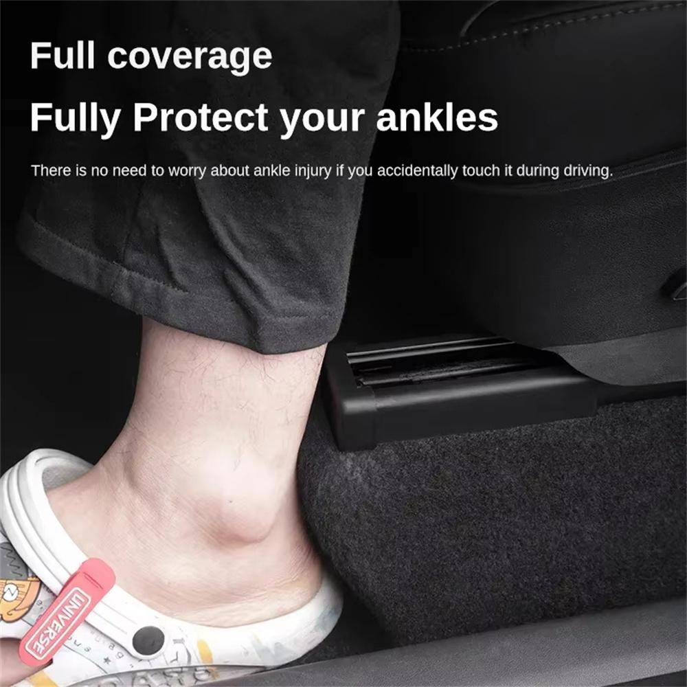 4Pcs TPE Covers for Tesla Model Y/3 Seat Rail Protector Anti-Kick Guards Rear Seats Accessories