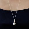 etrive Pearl Drop Necklace