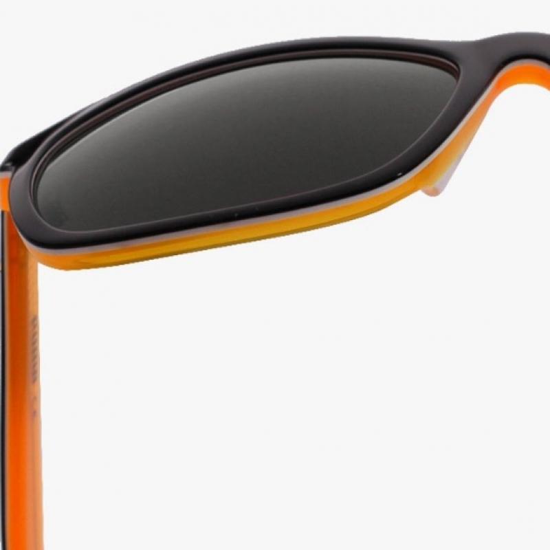 Puma Pu0087sk 002 Ripper Square Horn Rimmed Over Asian Fit Sunglasses
