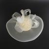 Damen-Fascinator-Hut, eleganter Federschleier, Netzstoff, Retro, leicht, Kostümzubehör, reine Farbe, Damen-Hochzeit, Brauthut für Party
