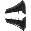Side Vent Trim 1 Pair Side Vent Trim Sporty Look Enhanced Performance Side Mudguard Air Wing Vent Trim Sticker for 1 Series E90 E91 (Carbon Fiber
