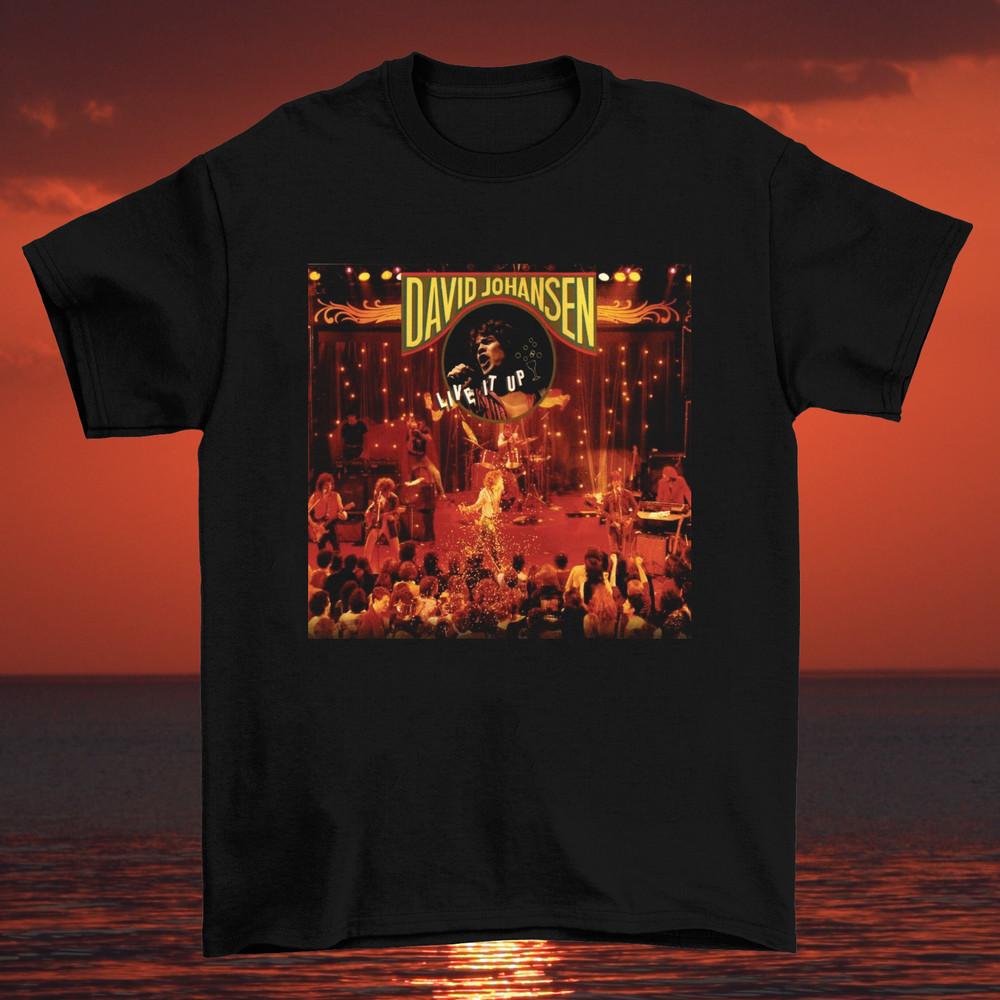 David Johansen Live It Up ALbum  Full Size S-5XL Unisex T-Shirt S