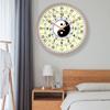 Bagua Clock Wall Clock Living Room Silent Clock Modern Creative Wall Hanging Simple Minimalist Wall Clock Quartz Clock