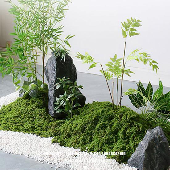 100/150/200/500/1000G Artificial Green Moss DIY Crafts Fairy Gardens Table Centerpieces Fish Tank Microlandscape Decorative Fake Moss