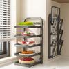 Foldable Multi-tier Kitchen Prep Organizer Rack