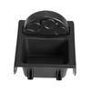 Car Front Center Console Drink Cup Holder + Coin Holder Tray for BMW 3Series E46 1998 2004 Black