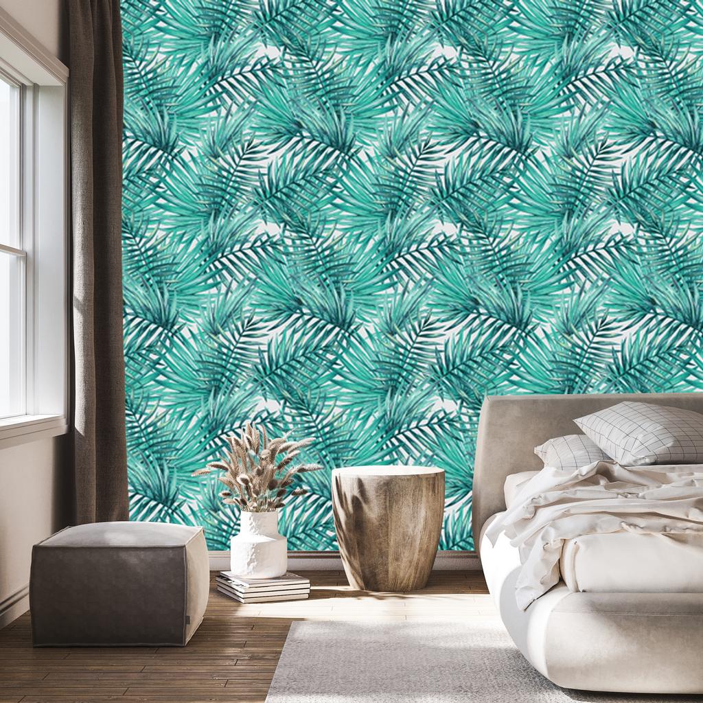 Palm Leaves Wallpaper for Living Room and Bedroom 50x1000