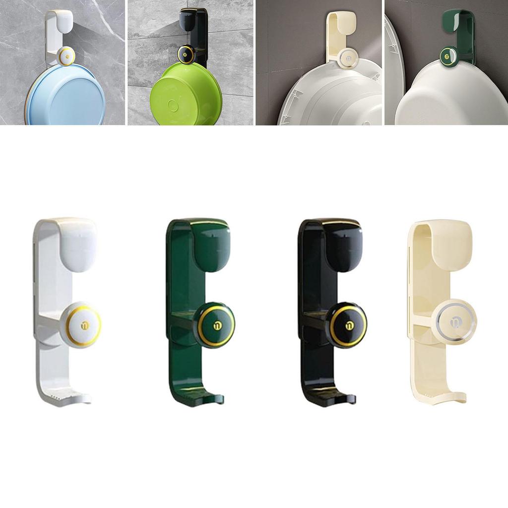 Washbasin Hook Retractable Holder Hanger Space Saving Wall Mounted Robe Towel Hook for Toilet Bath Brush Bathroom Bath Towel
