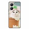 For VIVO Y36 Y78m Y27 5G Case Animals Soft Silicone Back Cover Phone Cases for VIVO Y27 5G VIVOY36 5G 6.64" Cool Wolf Cat Fundas