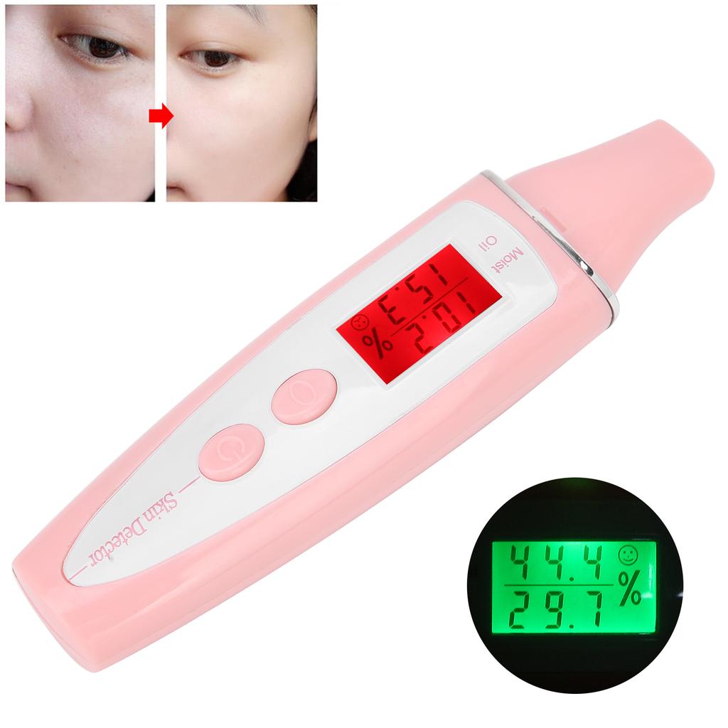 High Sensitive LCD Digital Skin Analyzer Moisture Water Oil Monitor Facial Skin
