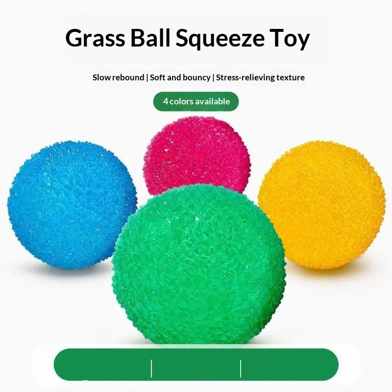 Stress Relief Maltose Ice Ball Fidget Toy Super Soft Mochi Slow Rebound Squeeze Toy for Office Workers Relaxation
