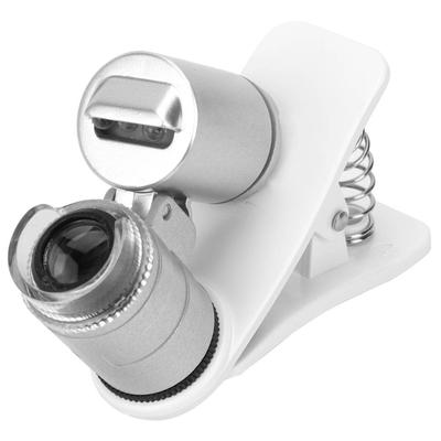 60X Mini-Mikroskop-Taschenlupe Lupe LED Falschgeld-Detektor Lupe