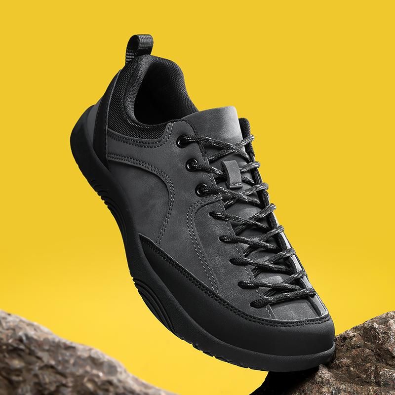 Spring /Autumn Running Sports Shoes Men's and Women's Large-sized Sports Shoes, Wide Toe Outdoor Hiking Boots