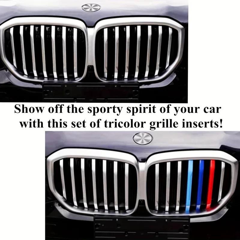 Front Grille Insert Decoration Suitable for BMW X5 2025 2025 Accessory Compatibility 7 Light Beam Standard Kidney Grid Strip